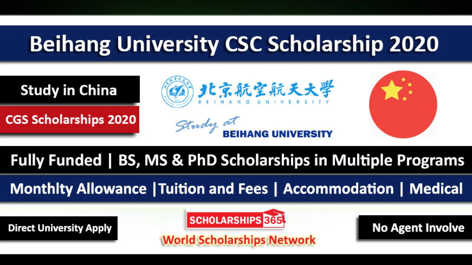 Beihang University CSC Scholarships 2020 - Fully Funded - Study in China