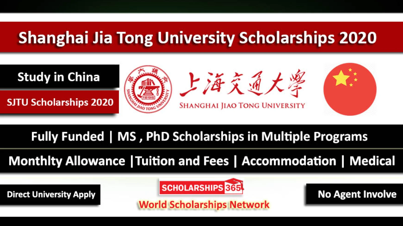 Shanghai Jiaotong University Scholarship 2020 in China Fully Funded - Study in China