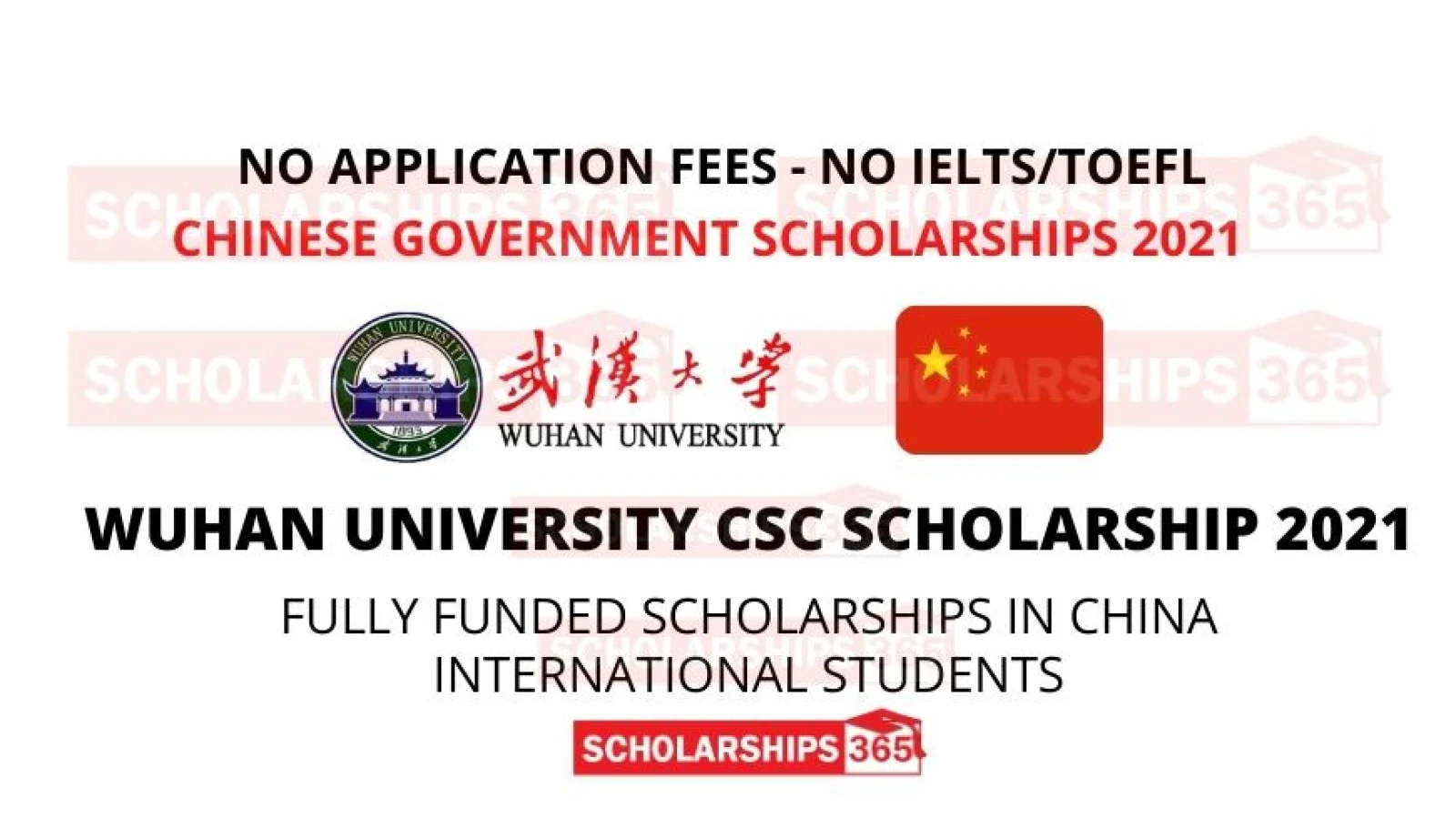 Wuhan University CSC Scholarship 2021 | Chinese Government Scholarship