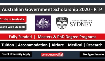 Australian Government Scholarship 2020 Fully Funded - Research Training Program (RTP)