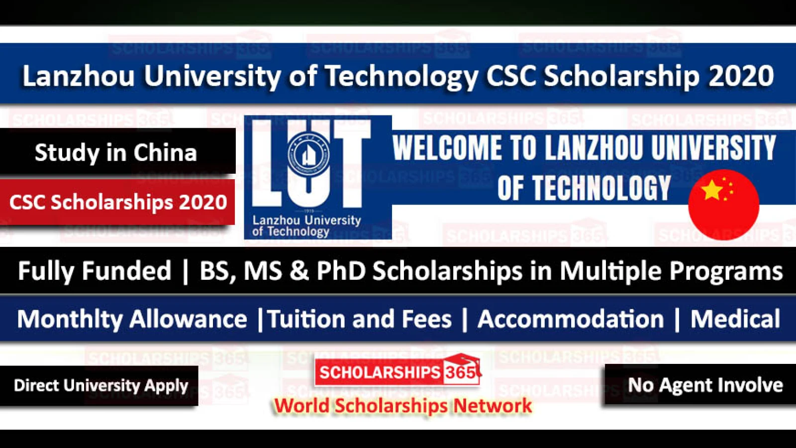 Lanzhou University of Technology CSC Scholarship 2020 Fully Funded