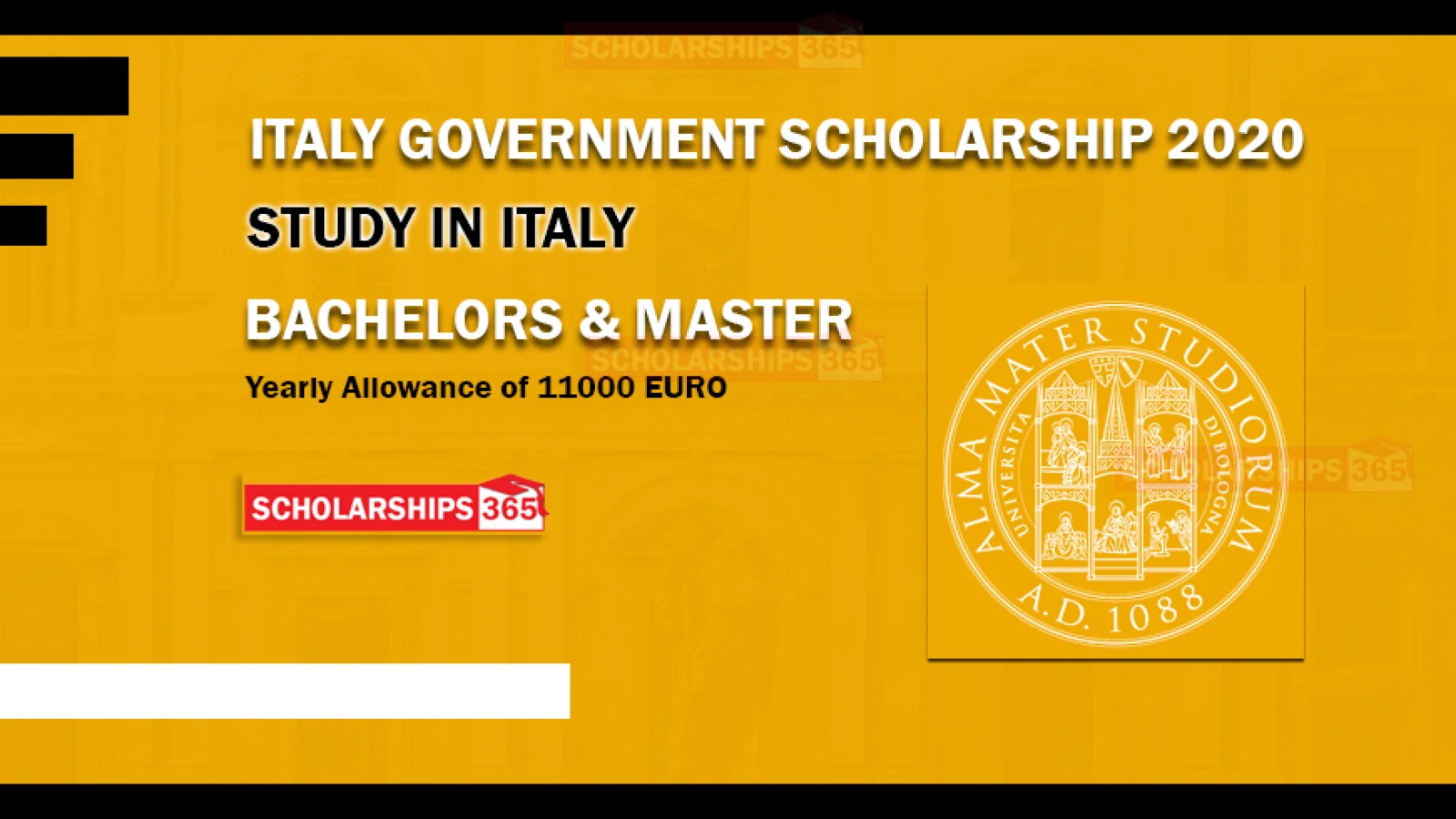 Italian Government Scholarship 2020 for International students - University of Bologna
