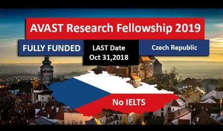 AVAST Research Fellowship 2018-2019 for International Students in Czech Republic