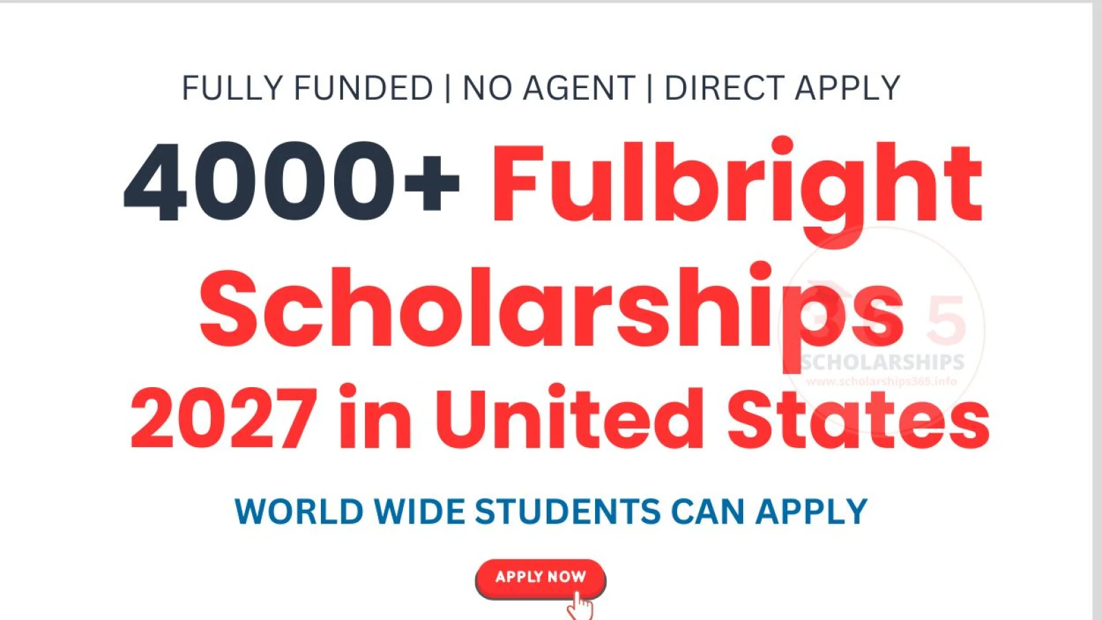 Fulbright Scholarships 2027 in United States - Fully Funded