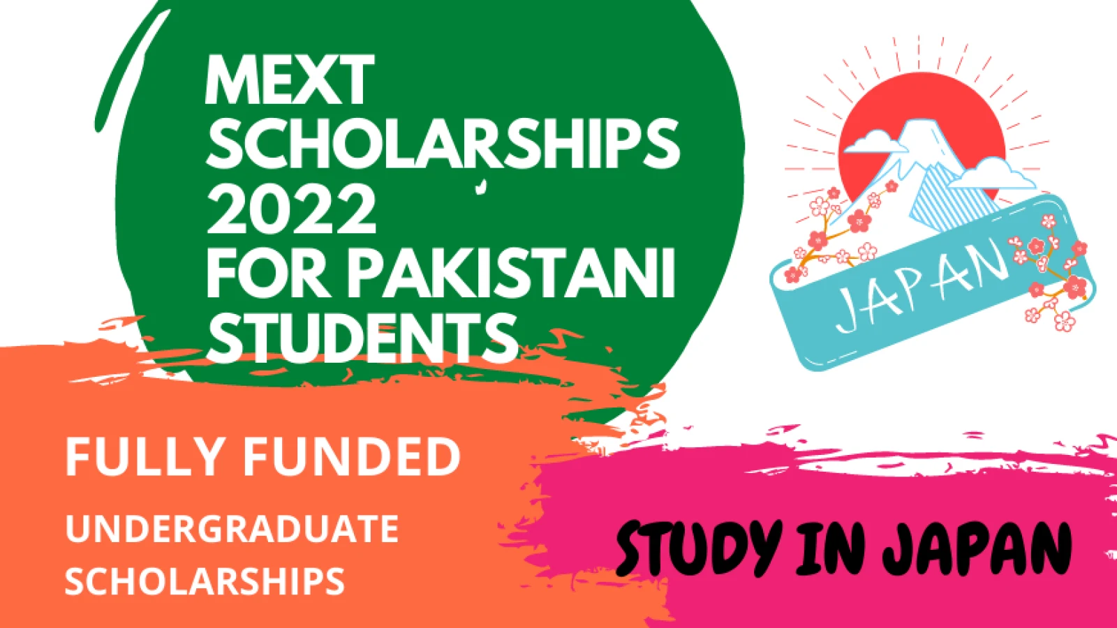 MEXT Undergraduate Scholarship 2022 for Pakistani Students - Fully Funded