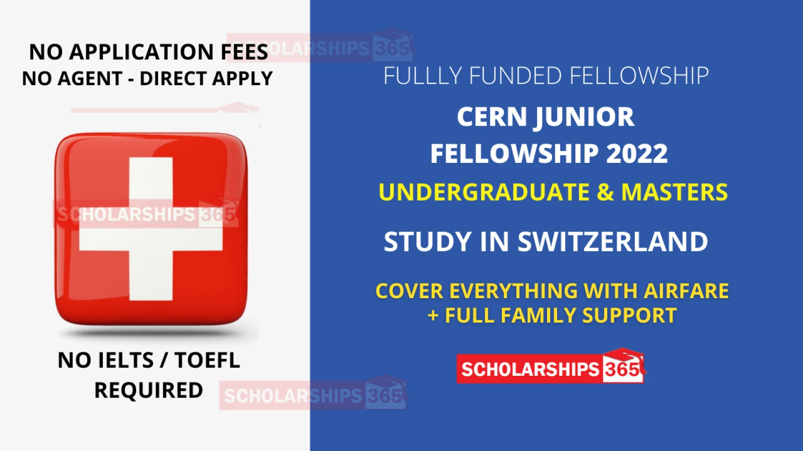 CERN Junior Fellowship Program 2022 Fully Funded in Geneva, Switzerland
