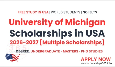 University of Michigan Scholarships in USA 2026 [Undergraduate / Graduate]