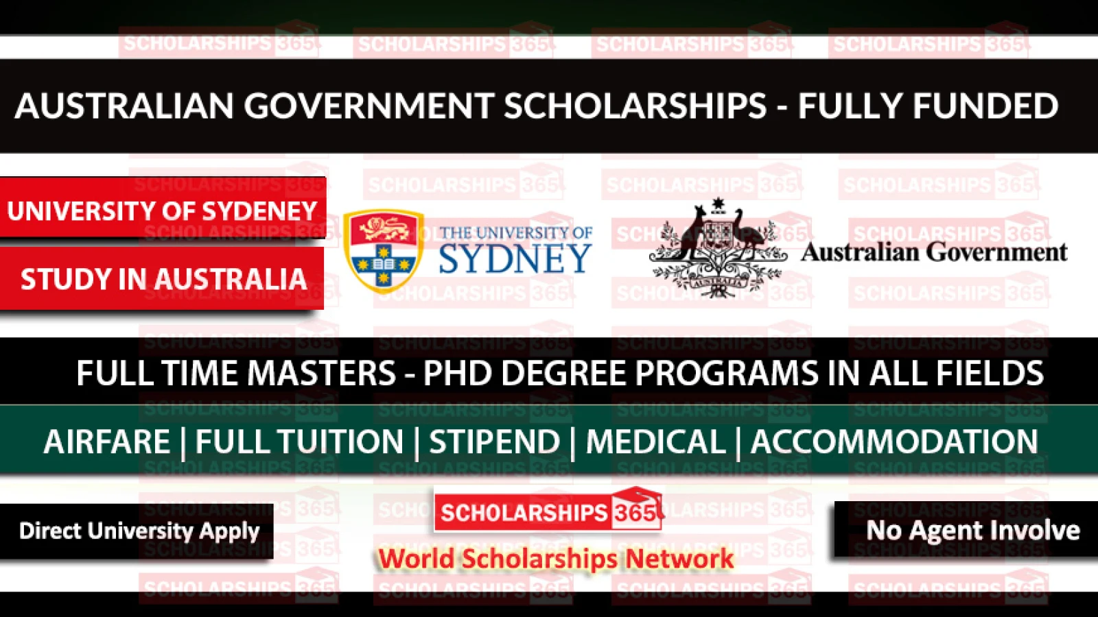 Australian Government Scholarships 2022 - University of Sydney