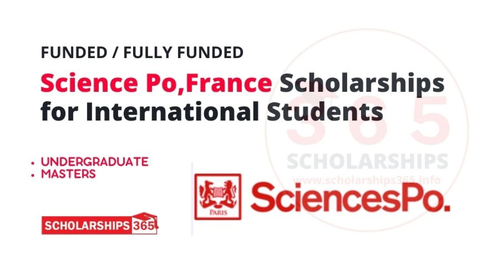 Emile Boutmy Scholarship 2024 | Science Po Scholarship | Study in France