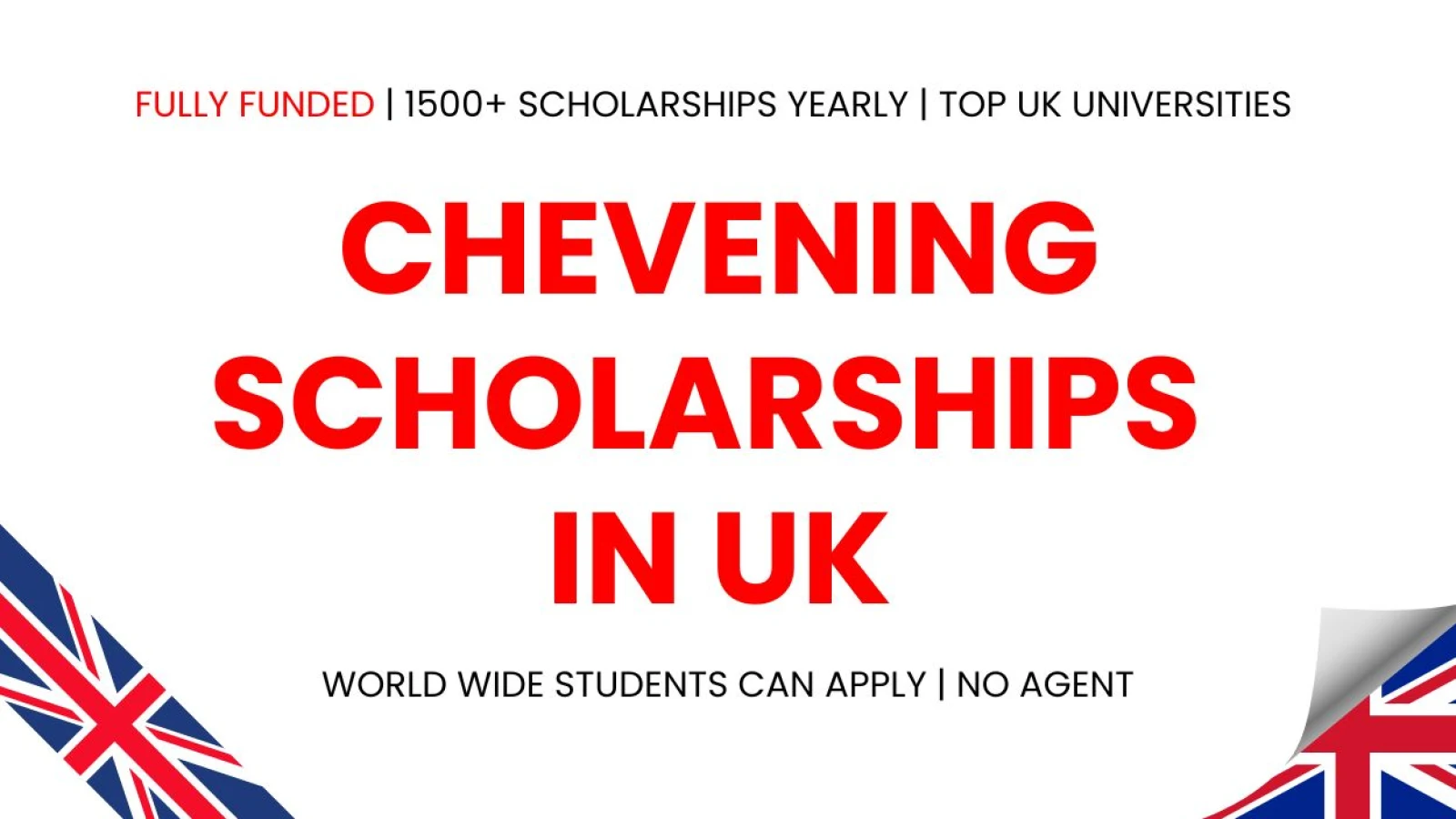 Chevening Scholarship 2027 in UK [Fully Funded Scholarships]