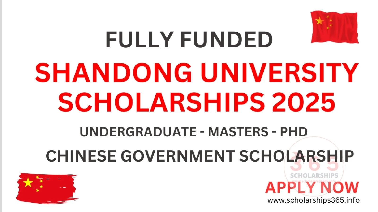 Shandong University Scholarship 2025 Fully Funded | CSC Scholarship 2025