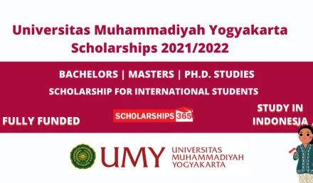 Universitas Muhammadiyah Yogyakarta Scholarships 2021/22