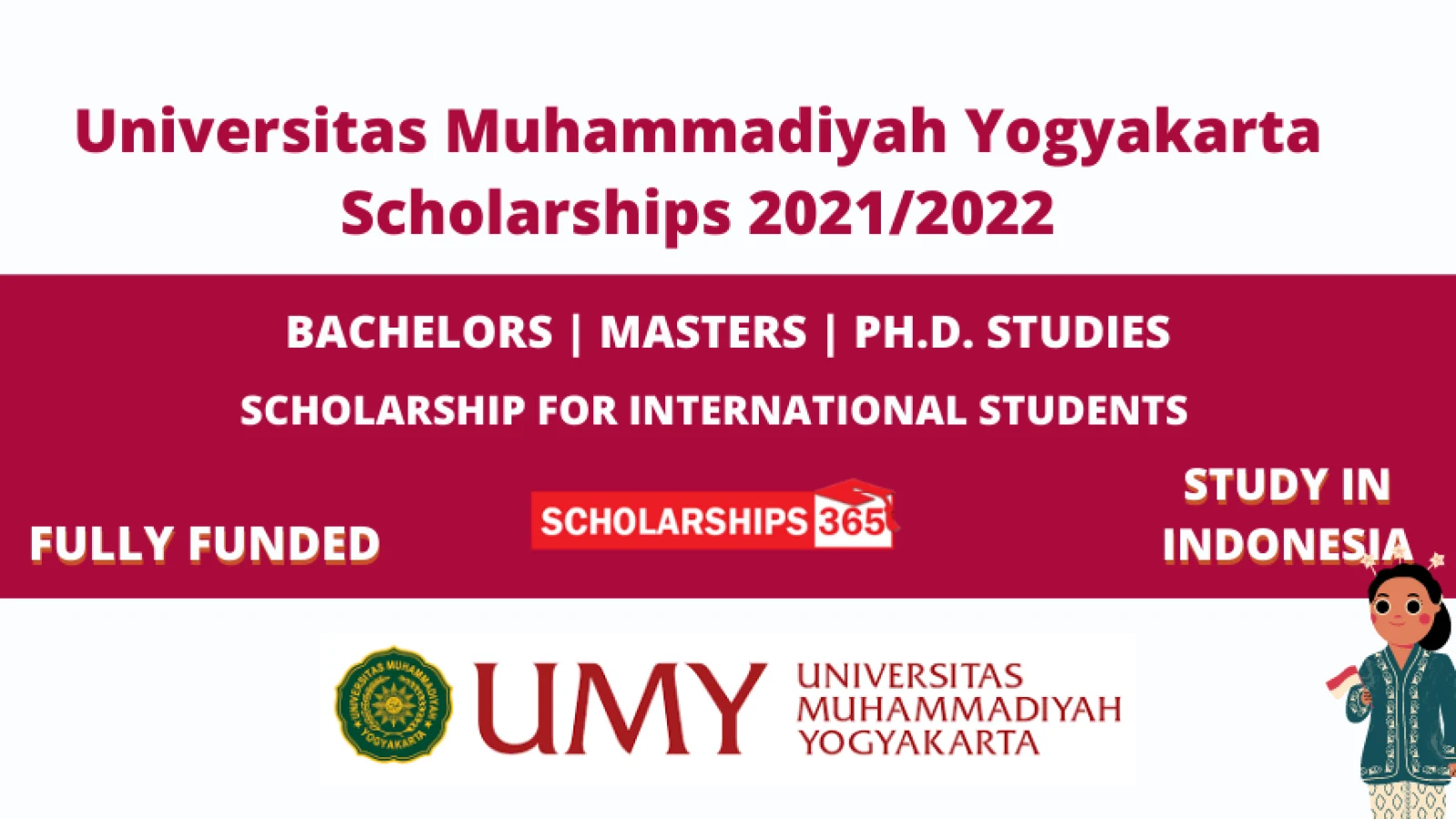 Universitas Muhammadiyah Yogyakarta Scholarships 2021/22