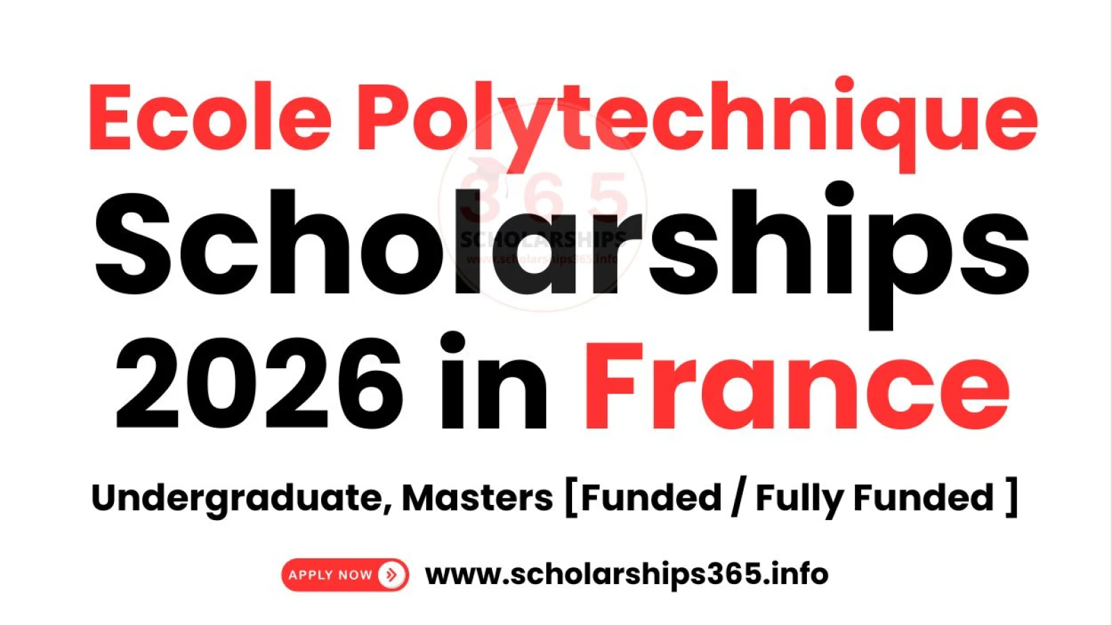 Ecole Polytechnique Scholarships 2026 in France | Study in Europe