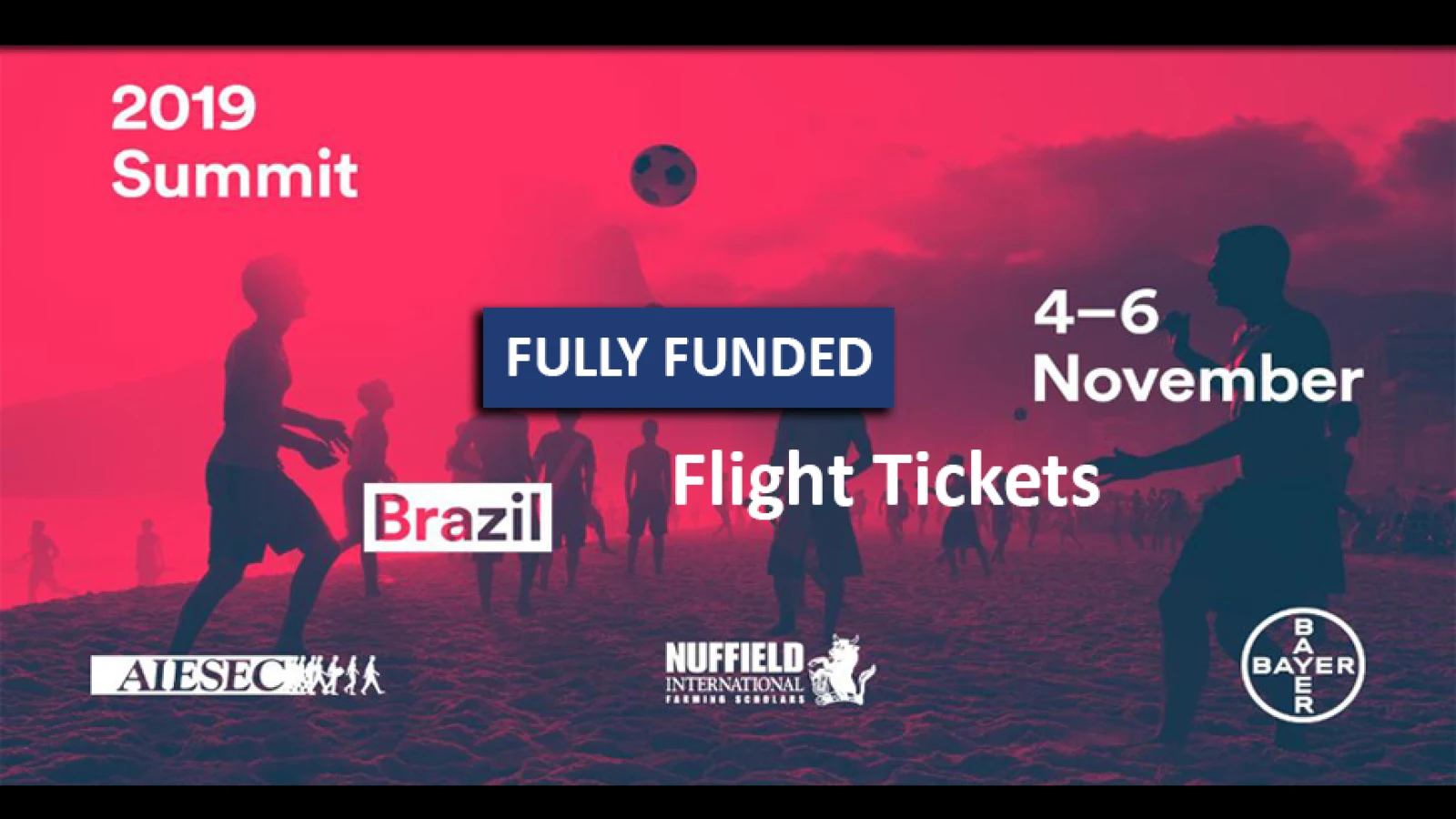 The Youth Ag Summit Brazil Fully Funded 2019 in Brazil