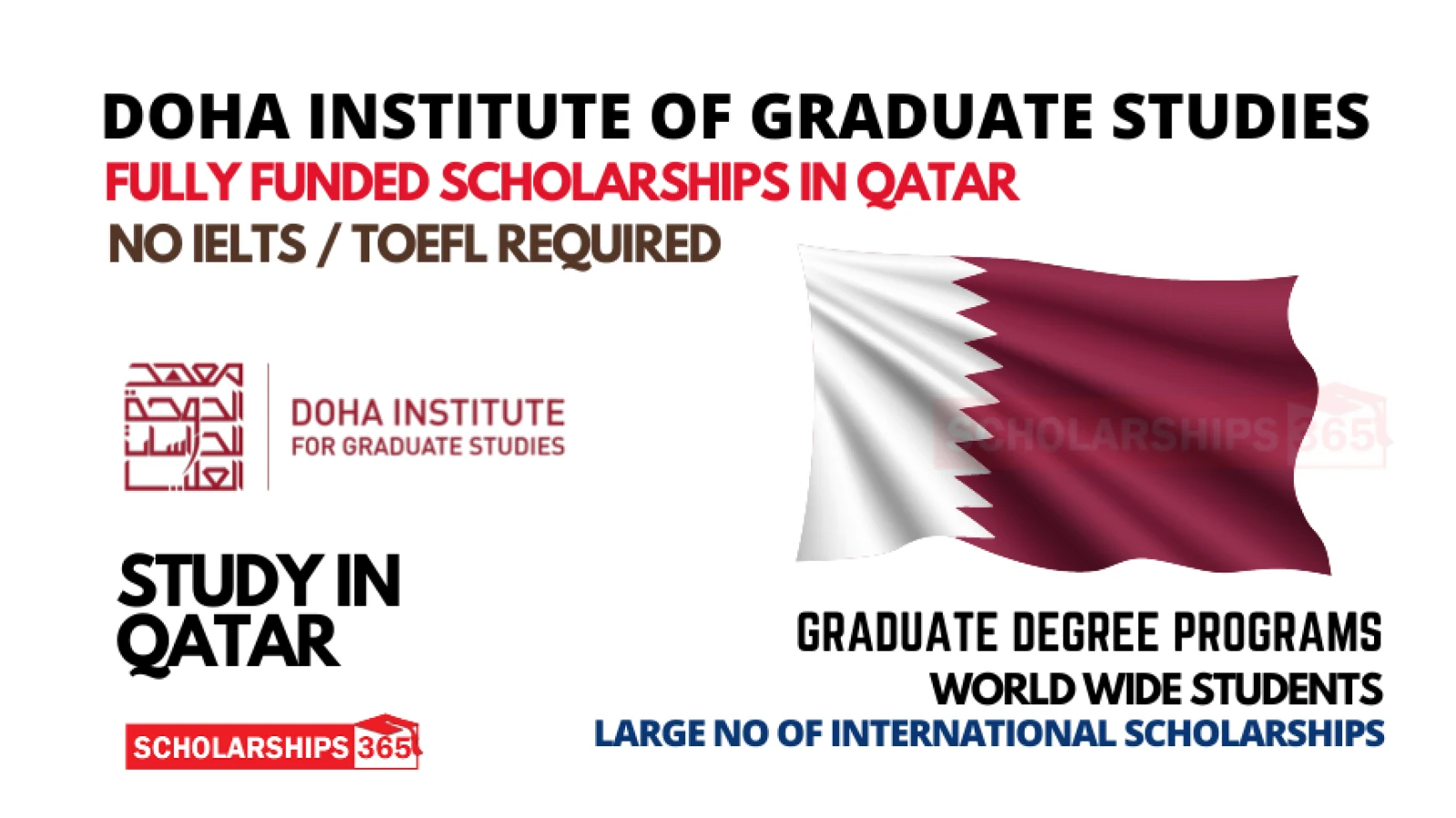 Doha Institute for Graduate Studies Scholarships 2023 | Fully Funded