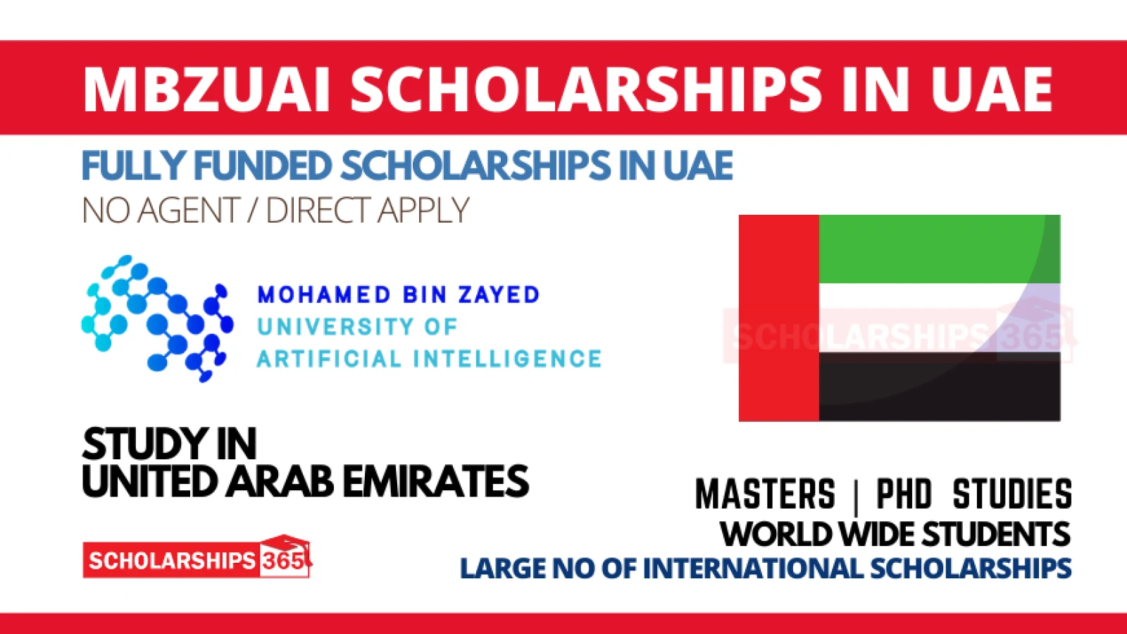 MBZUAI Scholarship in UAE 2024 | Full Funded Scholarships