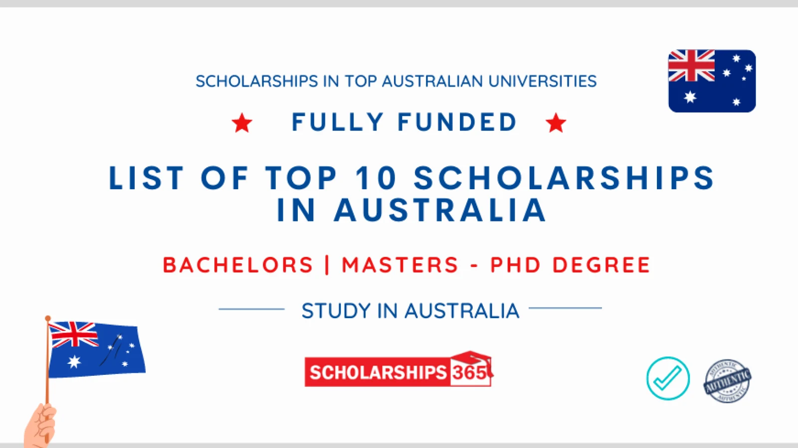 Top 10 Scholarships in Australia 2024-2025 for International Students