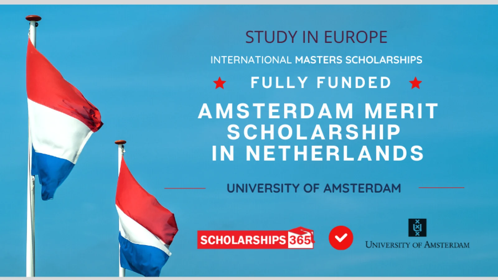 Amsterdam Merit Scholarships 2024 Fully Funded | University of Amsterdam