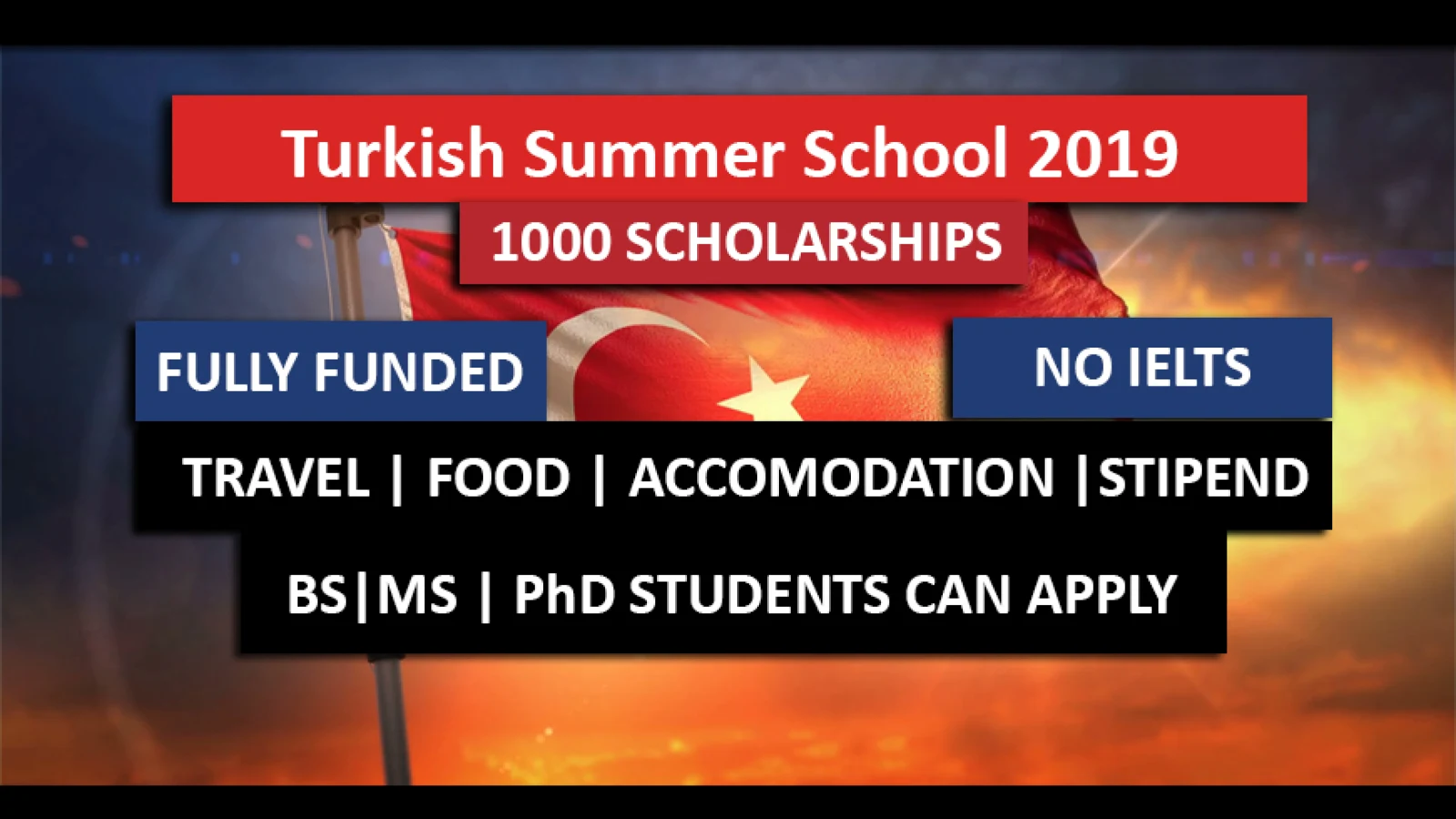 The Turkish Summer Exchange Programme 2019 Fully Funded 2019 in Turkey