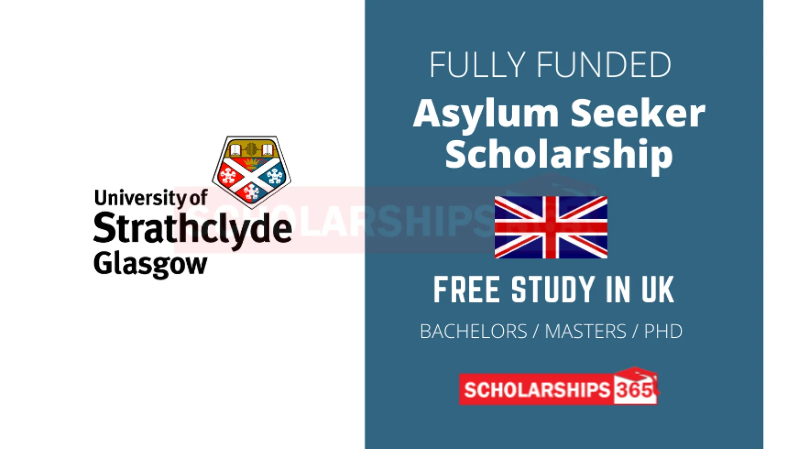 University of Strathclyde Asylum Seeker Scholarship 2022 Fully Funded