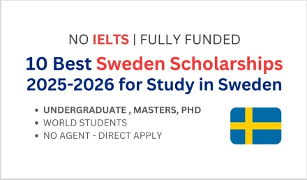10 Best Sweden Scholarships 2026-2027 [Study in Sweden]