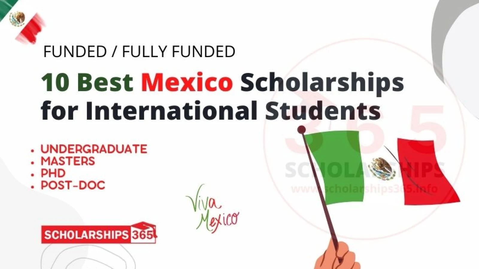 10 Top Mexico Scholarships 2024-2025 | Study in Mexico