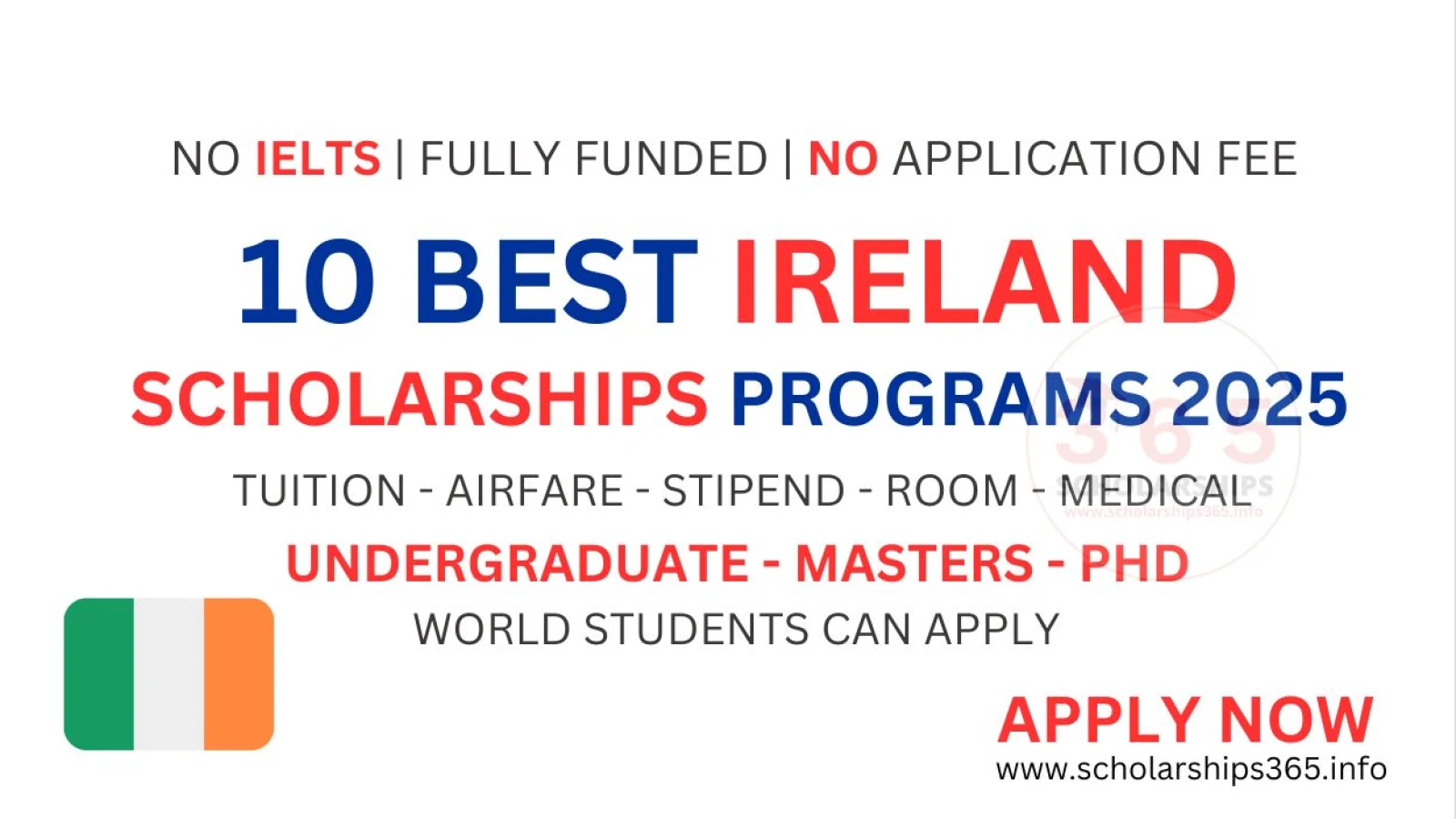 10 Best Ireland Scholarships 2025 in Europe  | Study in Ireland 2025