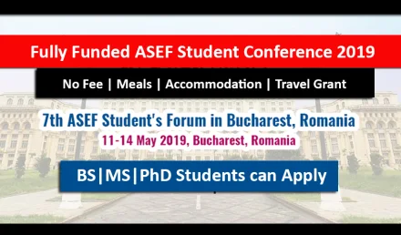 Fully Funded 7th Asia Europe Foundation 2018-19 (ASEF) Student Conference in Romania