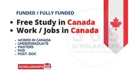 Free Study in Canada 2025 | Work in Canada | Canada Scholarship without IELTS