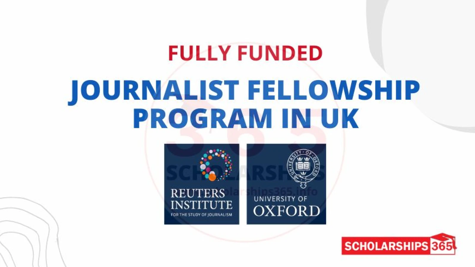 Journalist Fellowship Program 2023 in UK | Fully Funded Fellowship