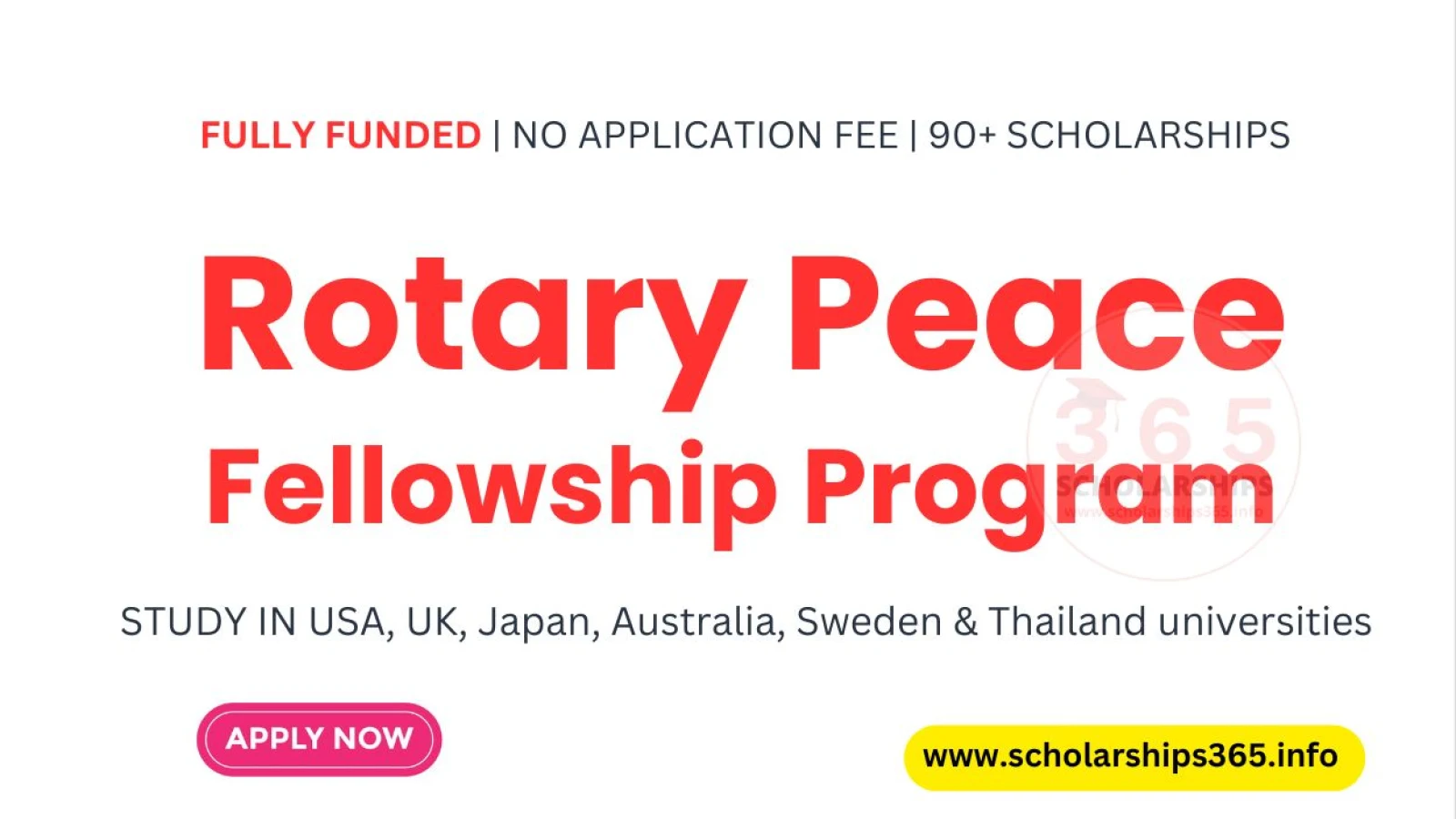 Rotary Peace Fellowship Program 2027-2028 | Fully Funded