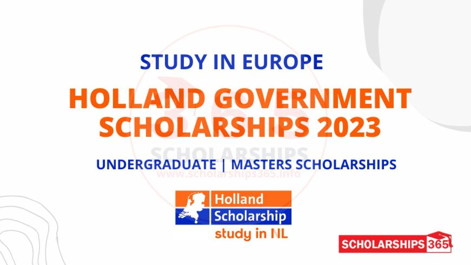 Holland Government Scholarship 2023-2024 | Study in Holland