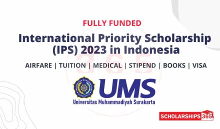 International Priority Scholarship (IPS) 2023 in Indonesia | Fully Funded