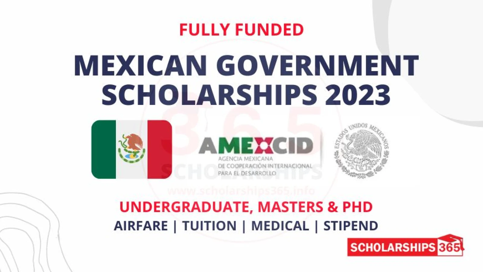 Mexican Government Scholarships 2023 | Fully Funded
