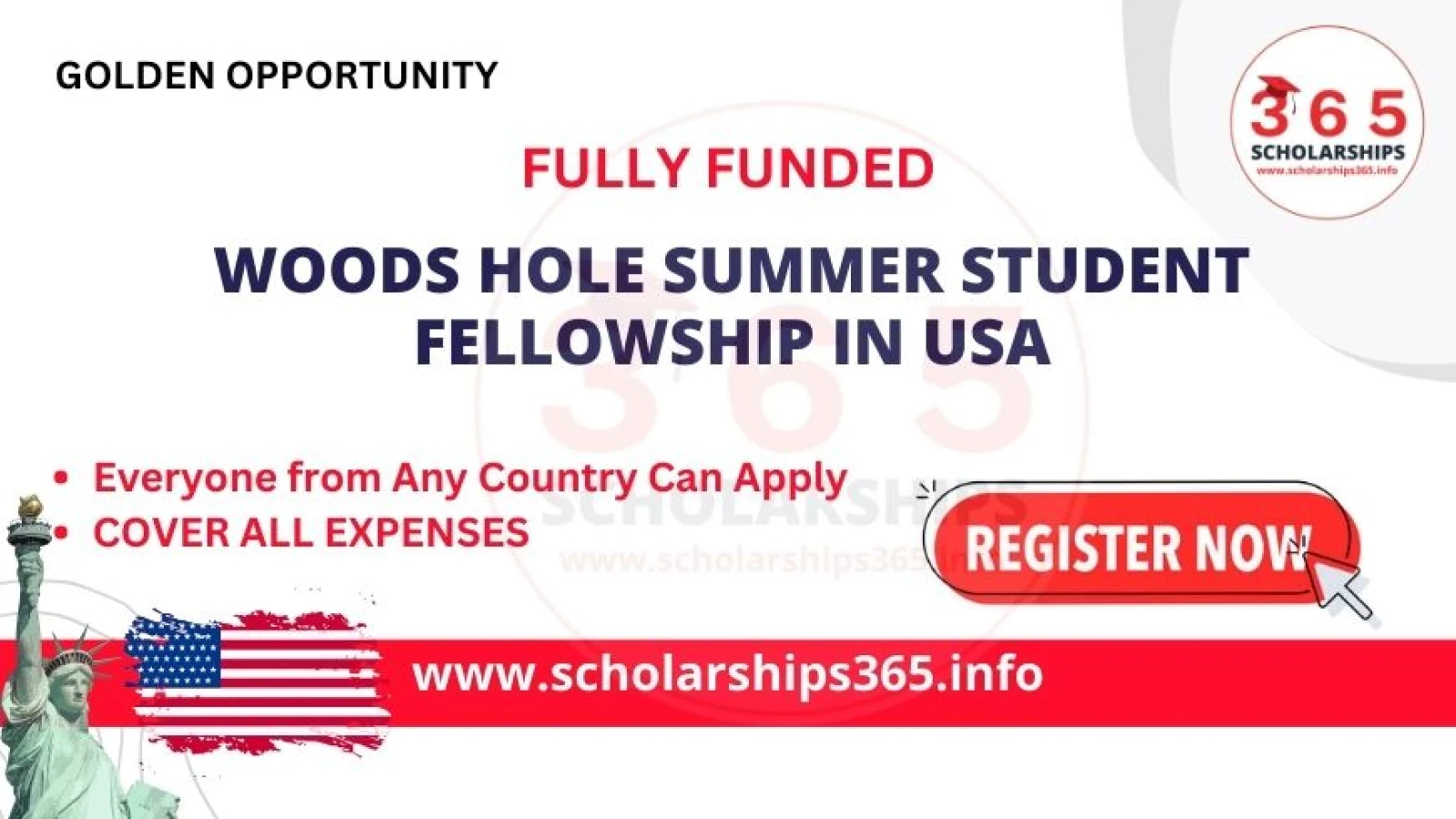 Woods Hole Summer Student Fellowship 2024 in USA | Fully Funded
