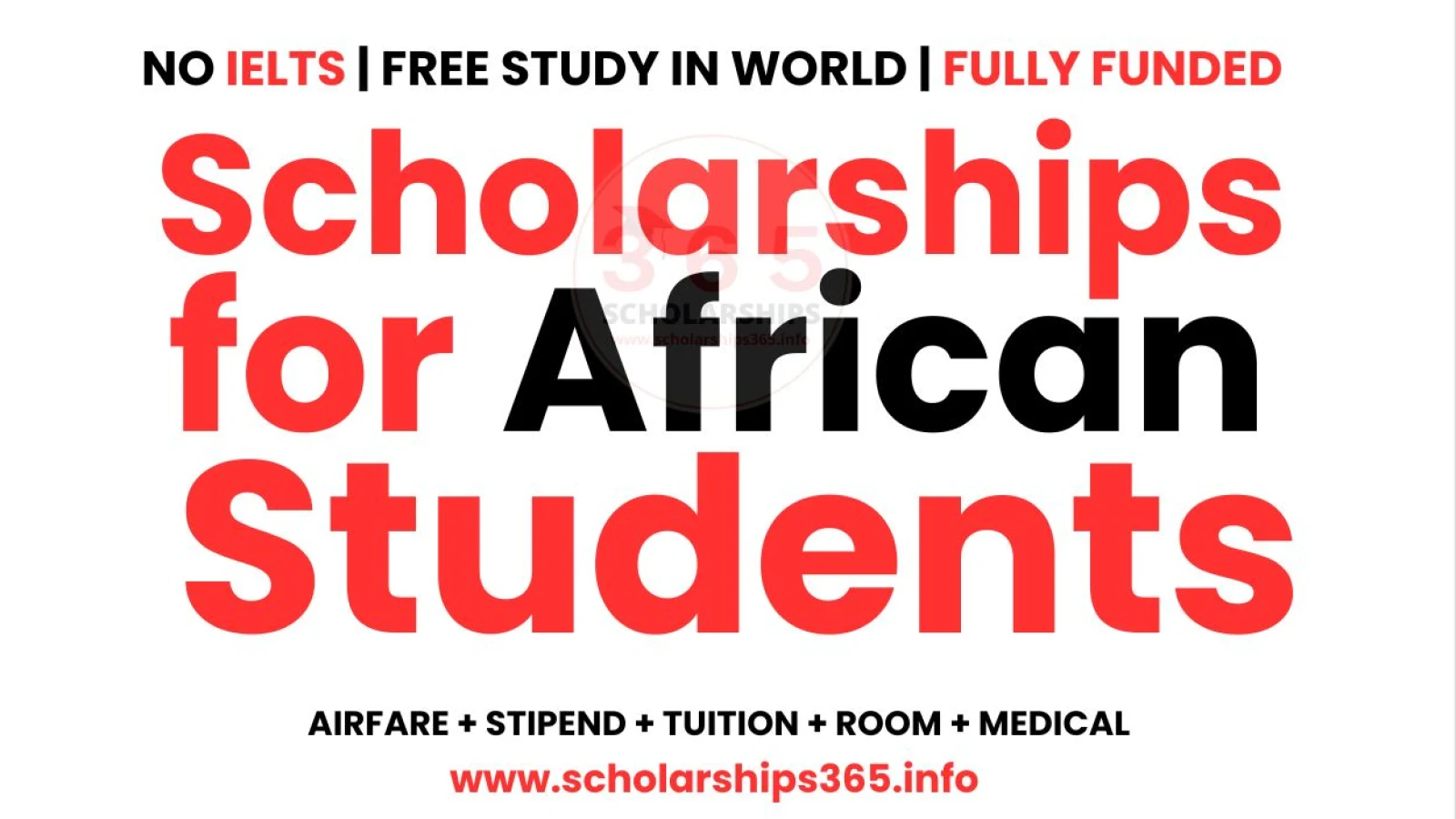 Scholarships for African Students 2026 | Fully Funded