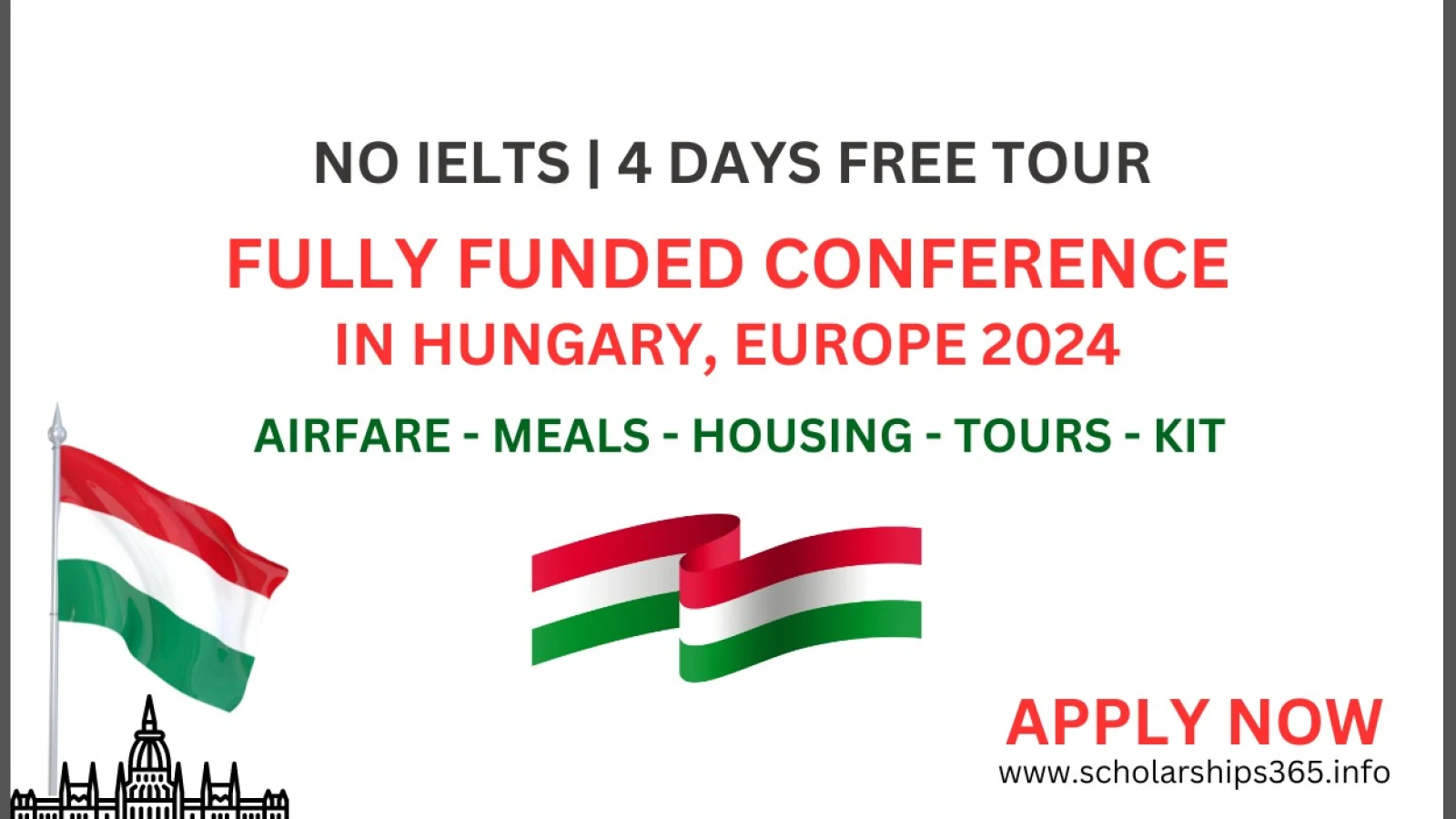 Fully Funded Conference in Hungary, Europe 2024 for World Students