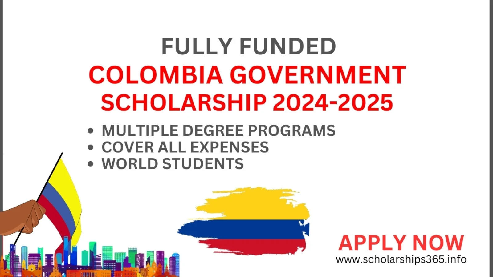 Colombia Government Scholarship 2024 | Fully Funded Scholarships