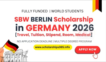 SBW Berlin Scholarship in Germany 2026 [Fully Funded]