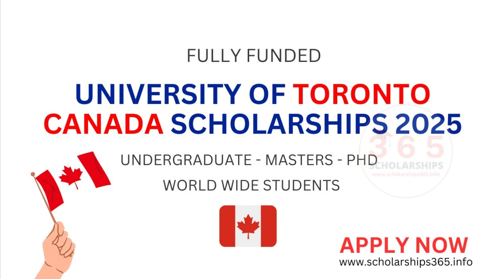 University of Toronto Canada Scholarships 2025-2026 | [Fully Funded Scholarships]