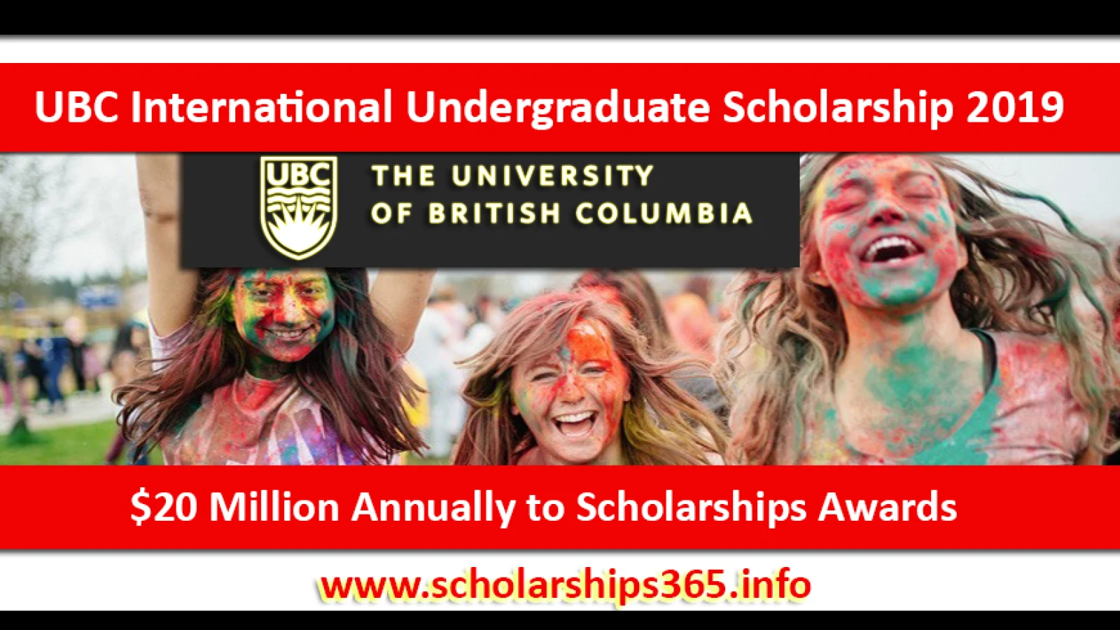 UBC International Undergraduate Scholarship 2019 Funded