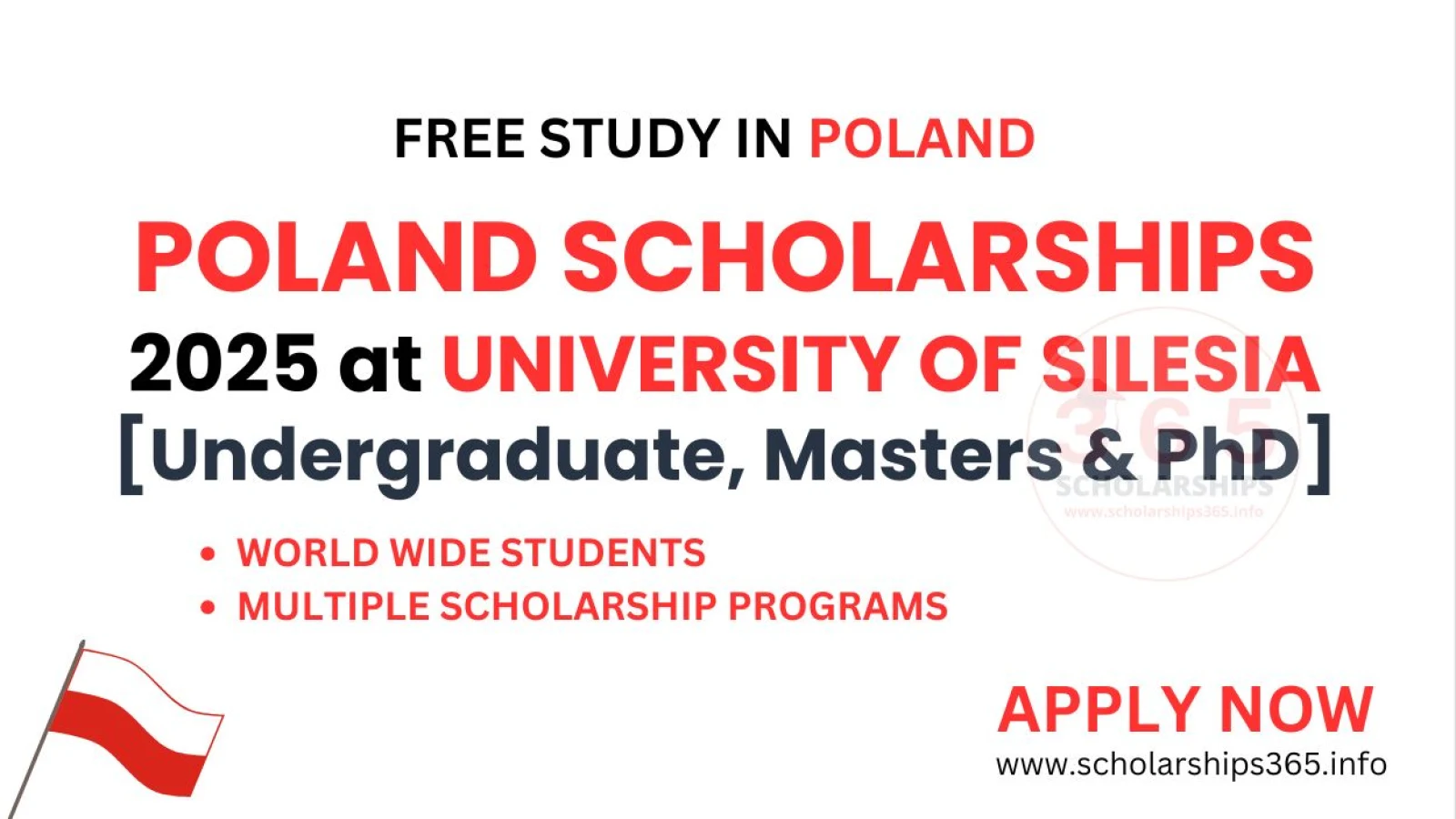 Poland Scholarships 2025 [University of Silesia Scholarships for Study in Poland]