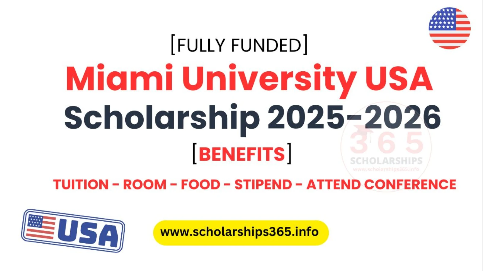 Miami University USA Scholarship 2025-2026 | Fully Funded Scholarships