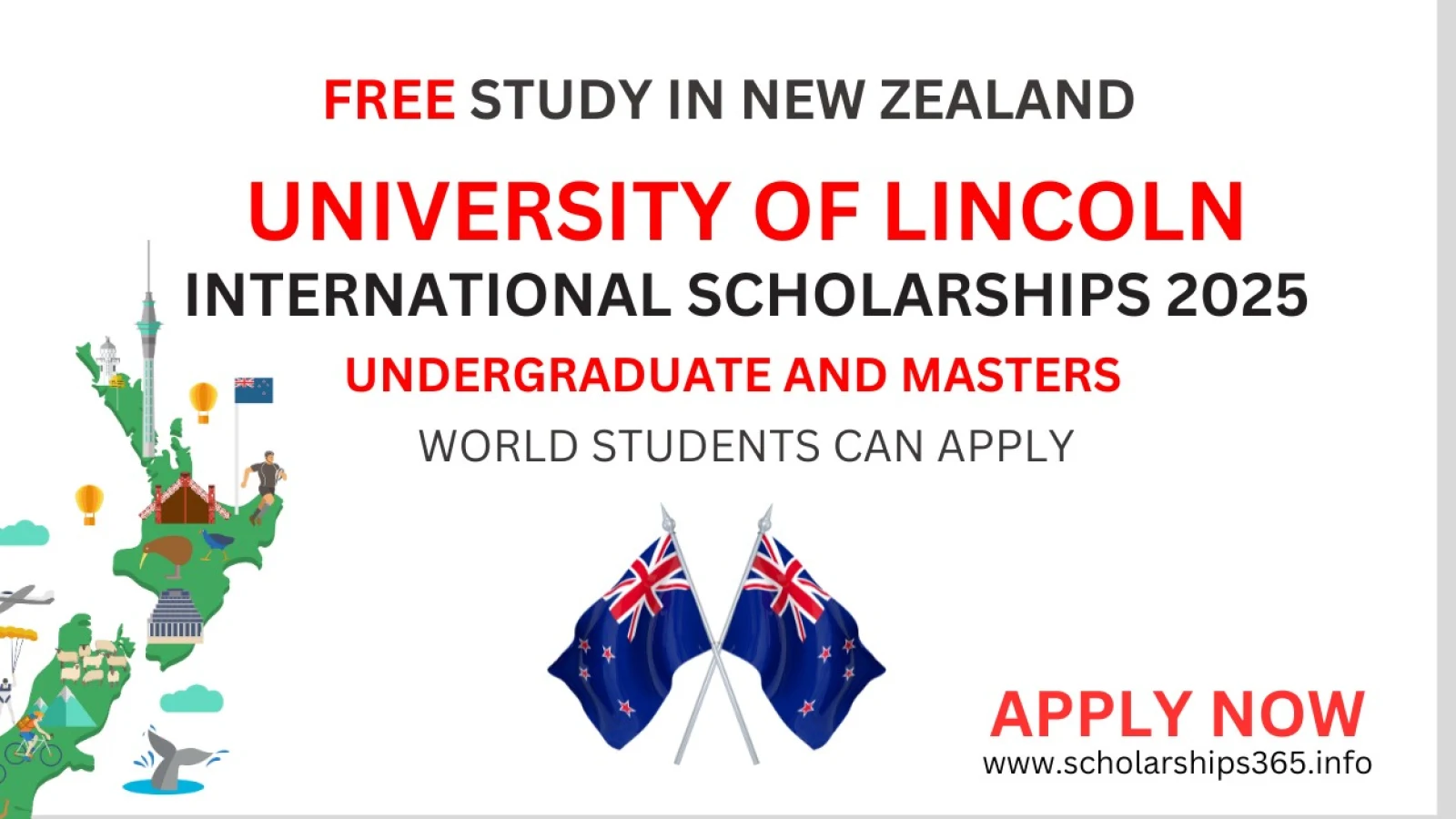 Lincoln University Scholarships 2024-2025 in New Zealand | Multiple Scholarships