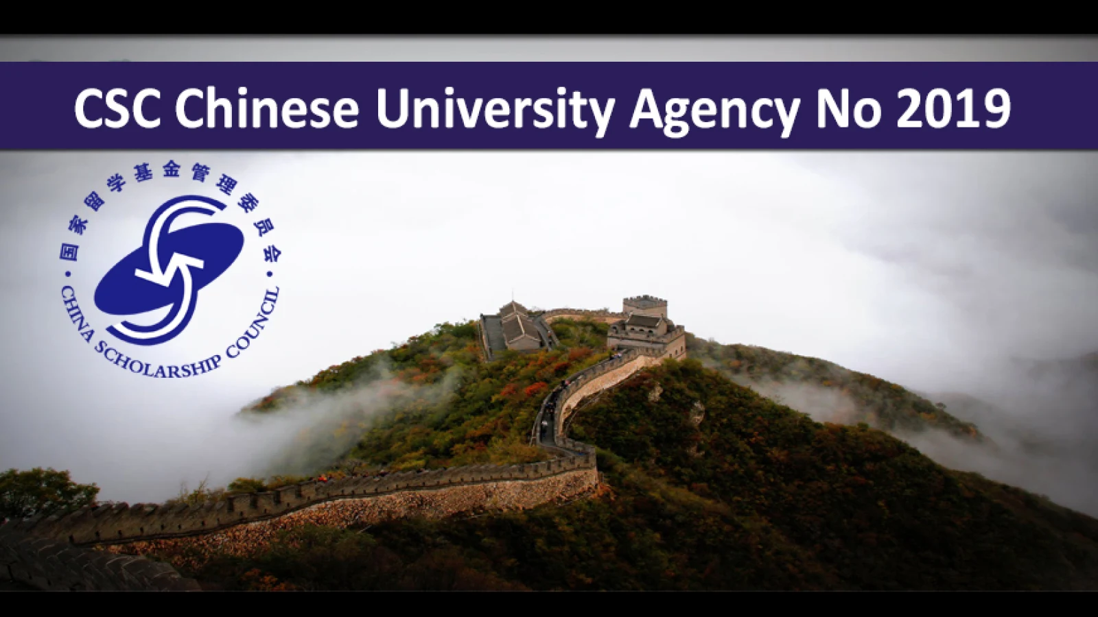 China universities with Agency Number 2019-2020