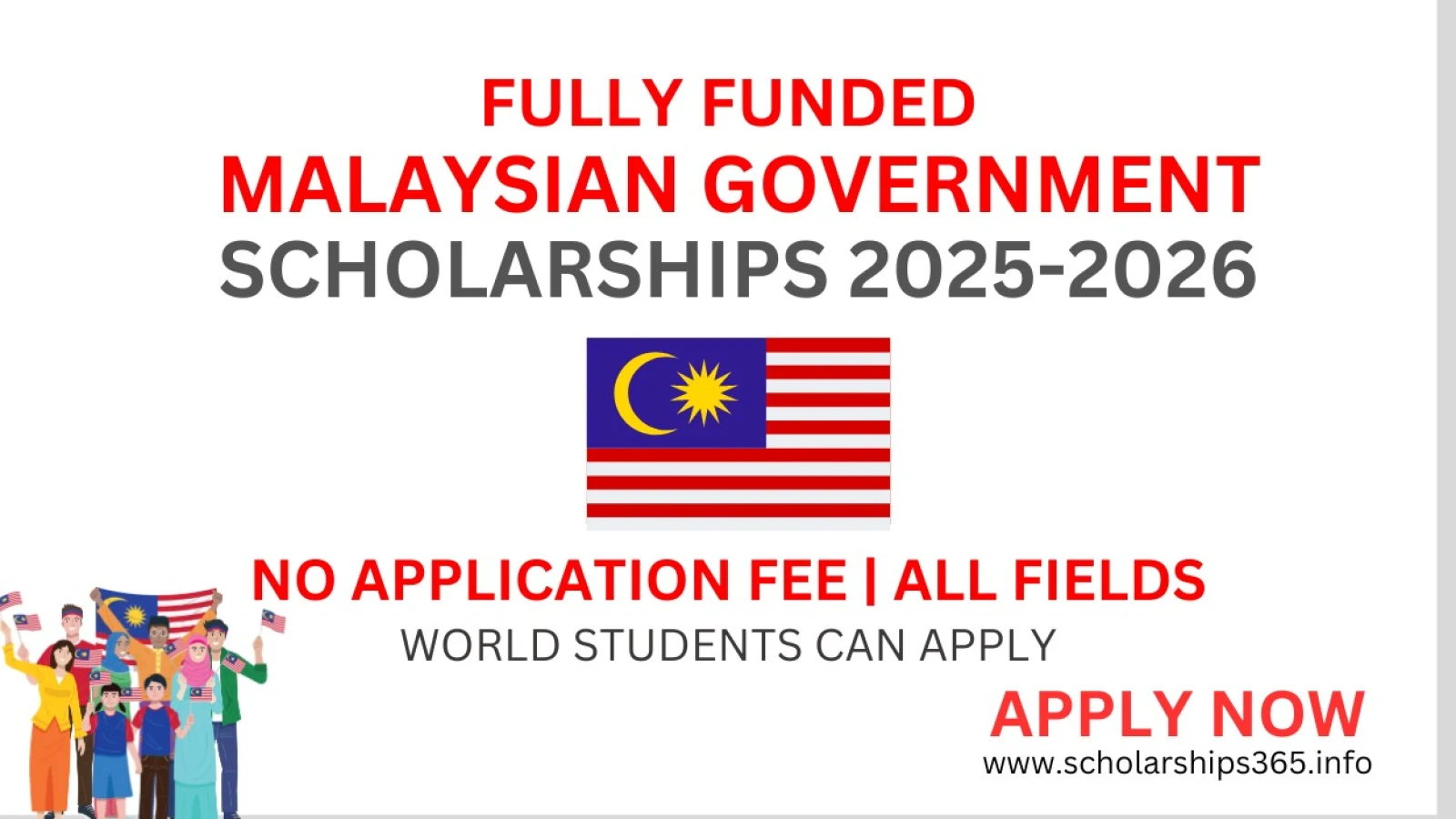 Malaysian Government Scholarships 2025-2026 | Fully Funded Scholarships 2025