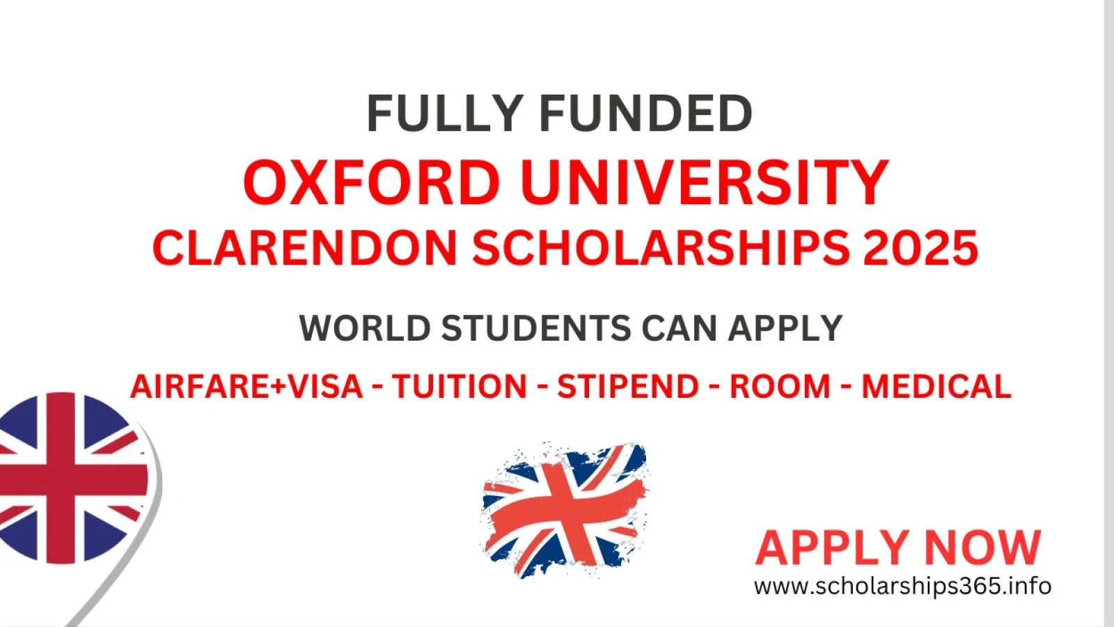 Oxford University Clarendon Scholarships 2025 in UK -  [Fully Funded]