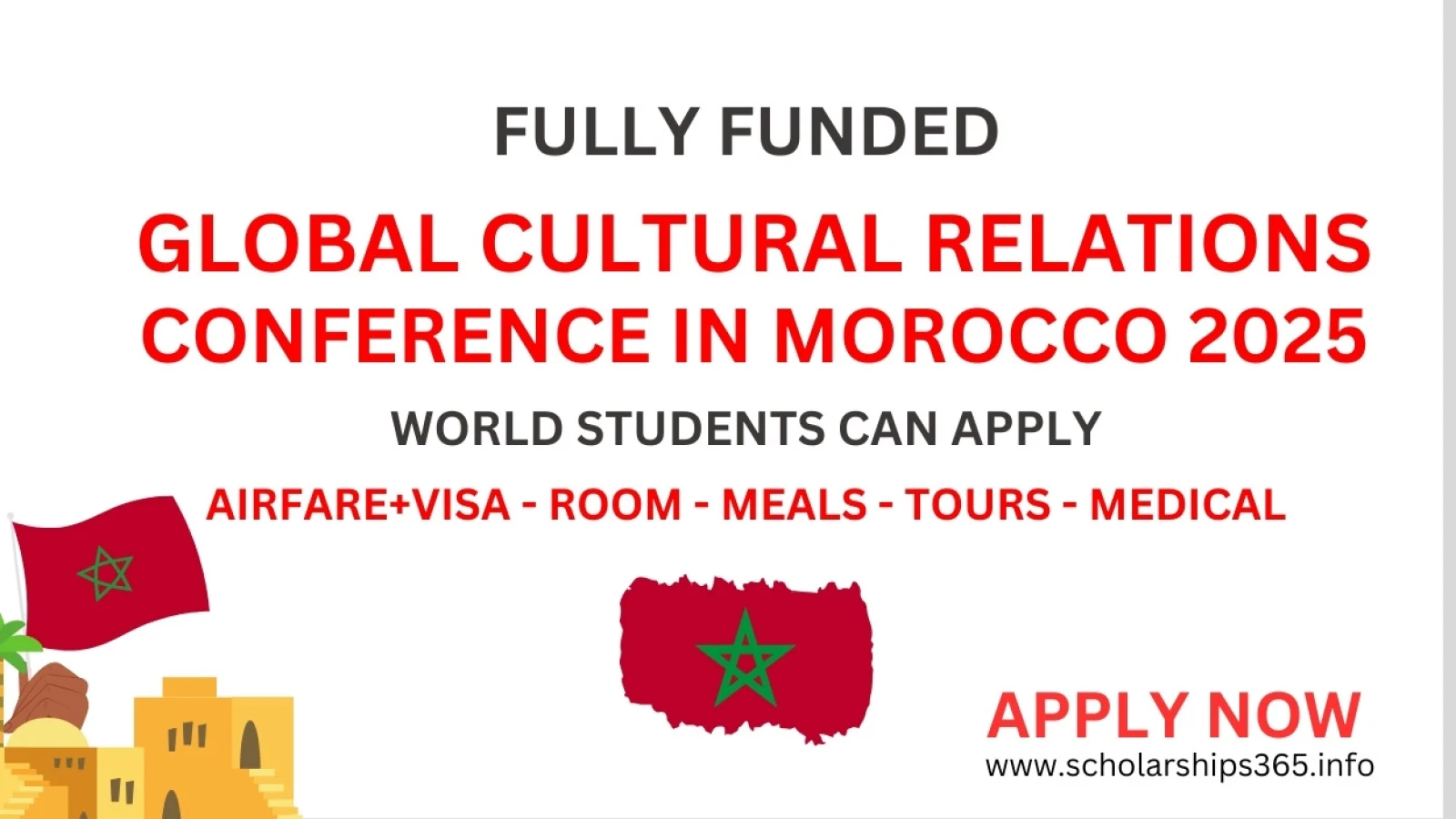 Global Cultural Relations Youth Conference in Morocco 2024 | Fully Funded
