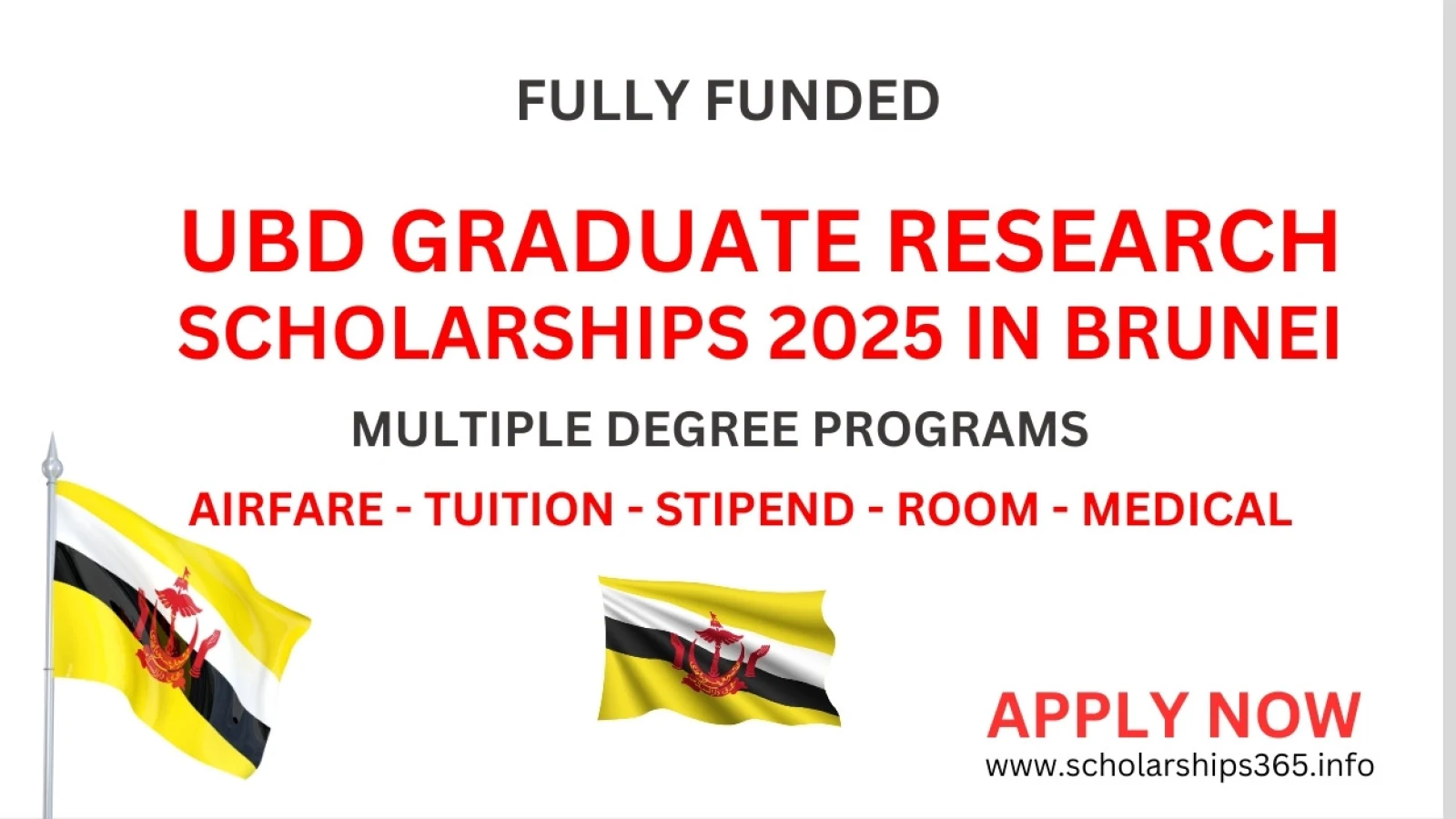 UBD Graduate Research Scholarship 2025 in Brunei | Fully Funded Scholarships